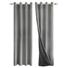 Solid Velvet Blockout Thicken Drapes Thermal Isolate Light Heat Curtains Bedroom