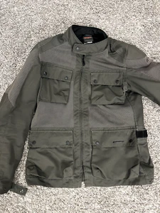 Spidi Olive Green Mesh Motorcycle Jacket - Picture 1 of 5