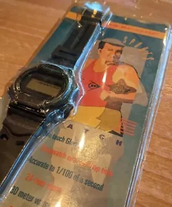 VinTagE 90's DUNLOP CHROMAGLO SPORTS WRISTWATCH WATCH 1990's - Picture 1 of 8