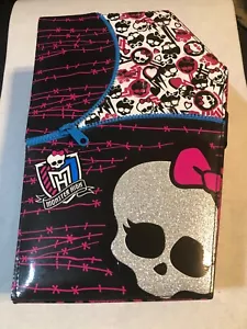 Monster High Doll Clothing Coffin Locker Carrying Box Case w/ Handle Skull - Picture 1 of 10
