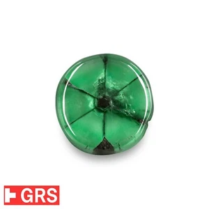 GRS Certified MUZO Trapiche Emerald 7.57 Ct. Natural GRASS GREEN Exceptional - Picture 1 of 7