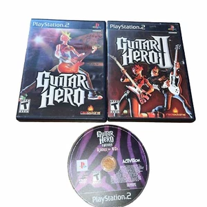 Guitar Hero I & II Plus Encore 80’s No Manuals Tested And Working - Picture 1 of 2