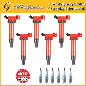 Performance Ignition Coil & NGK Spark Plug 6PCS for RX300/ Avalon Camry Sienna - Picture 1 of 7