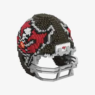 坦帕湾海盗队 FOCO NFL 3D BRXLZ 拼图复制品头盔套装 [全新] — 第 1/4 张图片