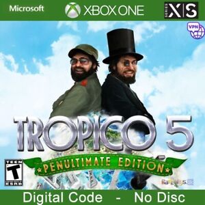 Tropico 5 Penultimate Edition Xbox One, X|S Key  Argentinien Region  VPN  keine Disc