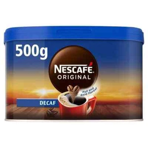NESCAF� Original Decaff Instant Coffee 500g  Pack of 6 - Picture 1 of 1