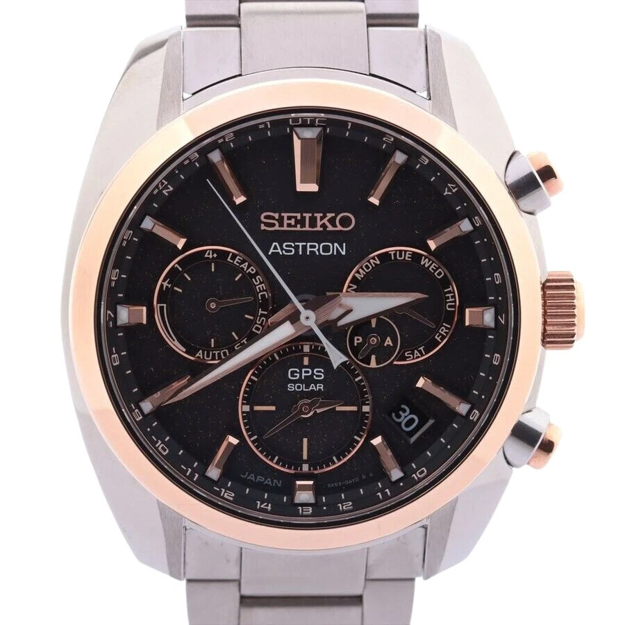Seiko Astron Men's Black Watch - SBXC062
