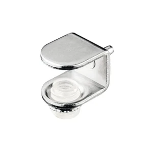 Häfele Bodenträger H3134 für Glasböden Fachbodenträger Ø 3 mm Glasdicke 6-10 mm - Bild 1 von 4