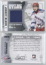 2010-11 ITG Heroes and Prospects Draft Day Stars Black Jersey Ryan Murray Murphy