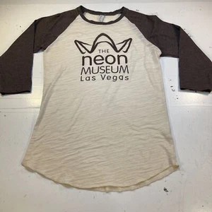 THE NEON MUSEUM LAS VEGAS LONG SLEEVE JERSEY T SHIRT Womens S Neon Sign casino - Picture 1 of 3