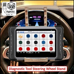 Diagnostic Scanner Stand for Steering Wheel - Black (Stationary - When Parked) - Picture 1 of 10