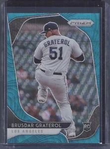 2020 Panini Prizm Prizms Teal Wave #56 Brusdar Graterol - Picture 1 of 2