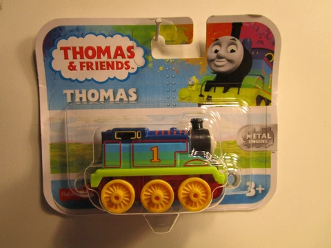 THOMAS & FRIENDS METAL ENGINE  RAINBOW THOMAS PUSH ALONG TRAIN FISHER-PRICE Cover
