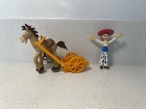 Vintage Pixar Toy Story 2 Jesse und Pferd Figur klein - Bild 1 von 3