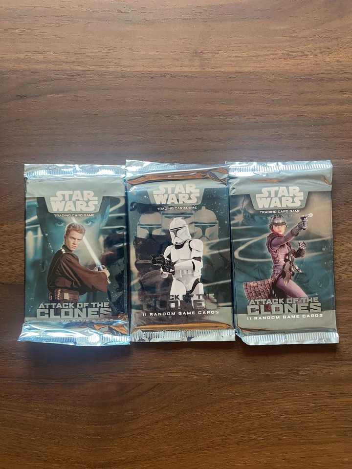 Star Wars TCG Attack of the Clones Sealed Booster Packs - Image 1 of 1