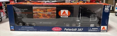 New Ray AGCO Peterbilt 387 50th Anniversary Tractor Trailer 1:32 NIB - Image 1 of 4