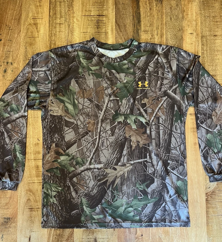 Under Armour Synthetic Early Season Realtree Hardwoods Shirt Men’s Large - Image 1 of 2