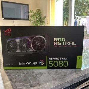 ASUS NVIDIA GeForce RTX 5080 ROG Astral OC Graphics Card - Picture 1 of 4