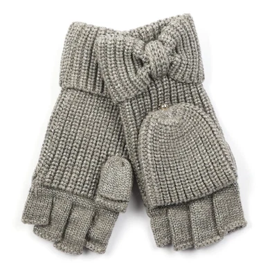 Kate Spade New York Lazo Metálico Pop Top Mitón Gris Jaspeado Talla Única - Precio de venta sugerido por el fabricante 53 USD Foto 1 de 3