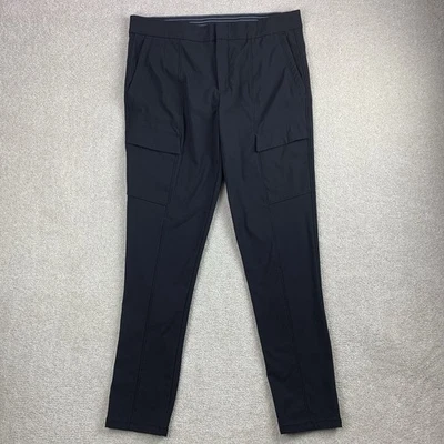 Pantalón cargo utilitario Athleta Wander talla 12 negro nailon deportivo rendimiento elástico Foto 1 de 4