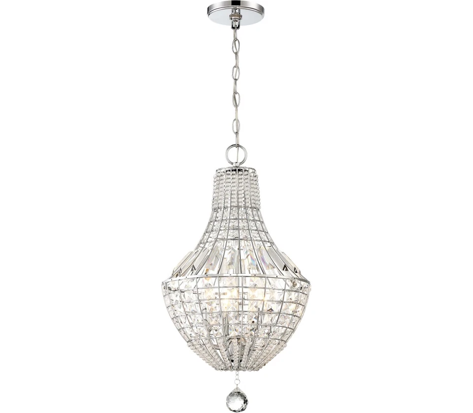Minka Lavery 2344-77 Braiden Pendant, 4-Light 240 Total Watts, Chrome - Image 1 of 1