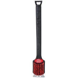 Grill Cleaning Brush and Scraper with Nylon Bristles, Bottle Opener, Rubber - Picture 1 of 4