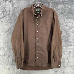 Gitman Bros Vintage Shirt Men XL Brown Micro Check Button Down Made in USA - Picture 1 of 17
