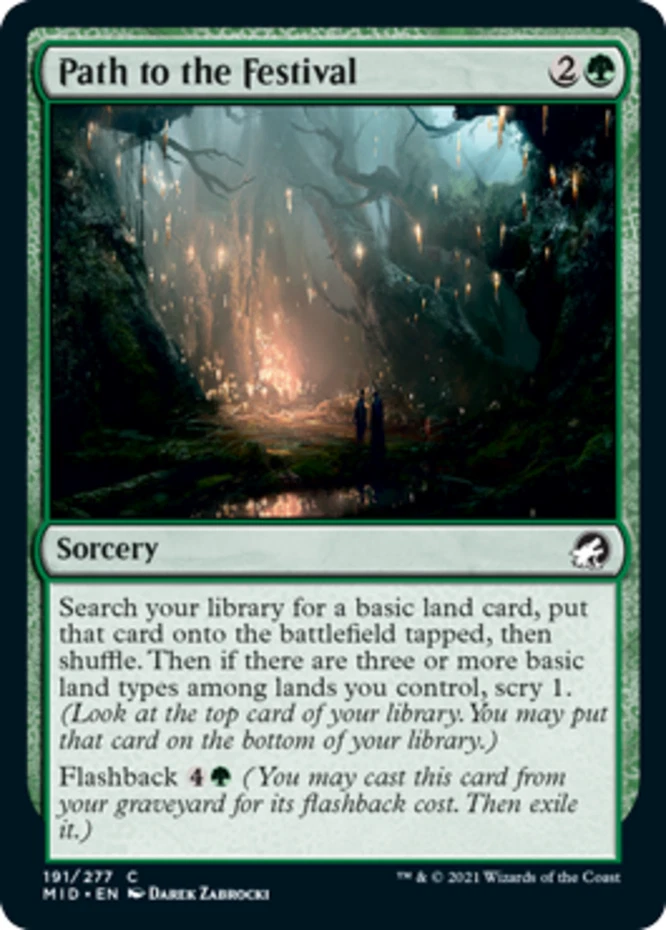 x1 Path to the Festival - Innistrad: Midnight Hunt - NM - MTG - Image 1 of 1