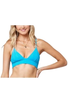 L*Space Pointelle Rib Winnie Top Electric Blue - Image 1 of 2