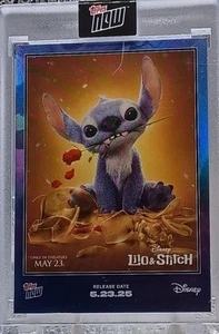 Disney Topps Now Lilo Stitch 2025 Lilo Stitch Poster Variation SP - Picture 1 of 1