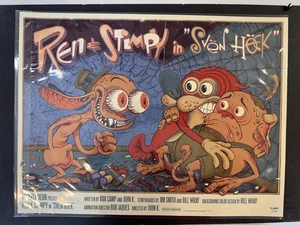 Ren & Stimpy in "Sven Heck" 2016 Florian Bertmer  #95/225 18"x24" - Picture 1 of 6