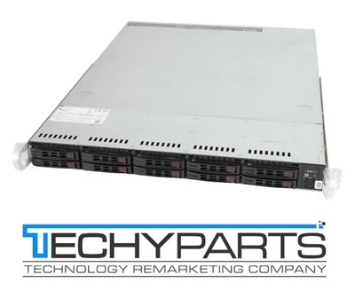 Supermicro CSE-116AC2-R504WB 1U Server Chassis, 10-Bay SFF SAS3/NVMe, 2×500W PSU - Image 1 of 4