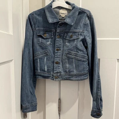 Chaqueta vaquera recortada Heritage AE para mujer S Foto 1 de 4