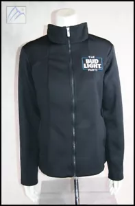 CUSTOM HELLY HENSEN WOMENS FLEECE SOFTSHELL JACKET LADIES L THE BUD LIGHT PARTY - Picture 1 of 6