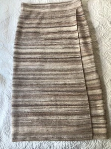 J.Crew Space gefärbt Merinowolle Wickel Pullover Rock Damen Gr. M Neu ohne Etikett - Bild 1 von 6