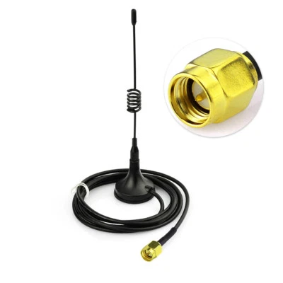 433Mhz 3dbi Antenna SMA Male Magnetic Base with 2.9m Cable For Ham Amateur Radio - Image 1 of 4