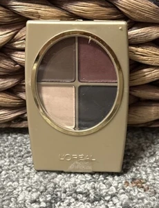 L'Oreal Wear Infinite Eye Shadow Quad ~ THE DEEP BROWN EYE ~Discontinued, Rare - Picture 1 of 2