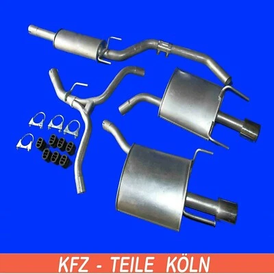 Opel - Vectra C / - 2.2 direct - Mittel + 2 x Endschalldämpfer Auspuff - Bild 1 von 2