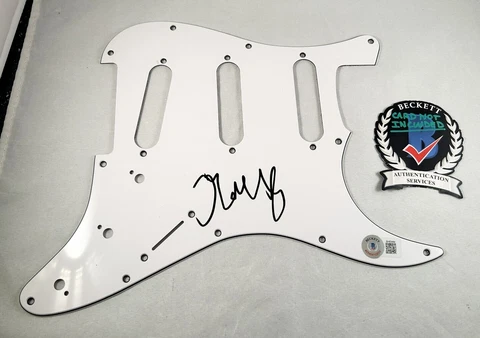 John Mellencamp Signed Electric Pickguard Beckett BAS COA Cover