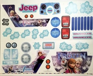 power wheels decal frozen cld96-0310 elisa sticket set kids toy - Picture 1 of 2
