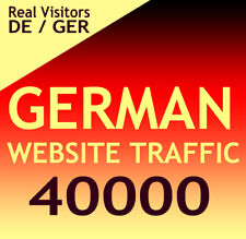 +40000 deutsche Website Aurufe Besucher Organic target german web traffic DE/GER