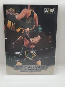 2022 UPPER DECK AEW WRESTLING LUCHASAURUS UD CANVAS CARD #C9 - Picture 1 of 2