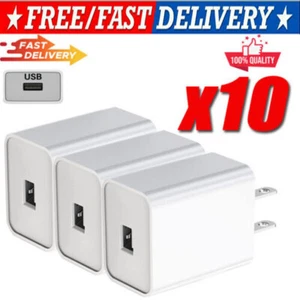 Universal 5V 1A US Plug USB A Wall Charger Power Adapter For Smart Phone LOT - Picture 1 of 14