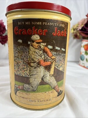 Vintage 1991 Cracker Jack Limited Edition Tin Can Container - Image 1 of 4