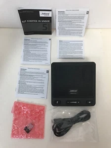 JABRA SPEAK FOR CISCO BT SPEAKER DARK W/ DONGLE 990-023-09 NEW OPEN BOX - Picture 1 of 6