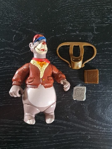 Vintage Disney Talespin Baloo 1991  Action Figure W/ Accessories Incomplete Cover