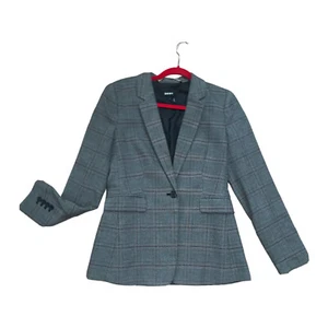 DKNY Womens Plaid One Button Blazer Size 6 - Bild 1 von 5
