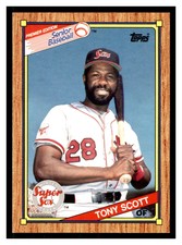 1989 Topps Senior League #91 TONY SCOTT Winter Haven Super Sox