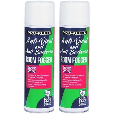 ProKleen Anti Viral & Anti Bacterial Room Fogger Sanitiser Fresh Air Home 1L - Image 1 of 4