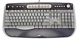 HP 5308 Keyboard USB Hub RETRO Clear Colors iMac Style ME Millennium Edition KBD - Picture 1 of 14